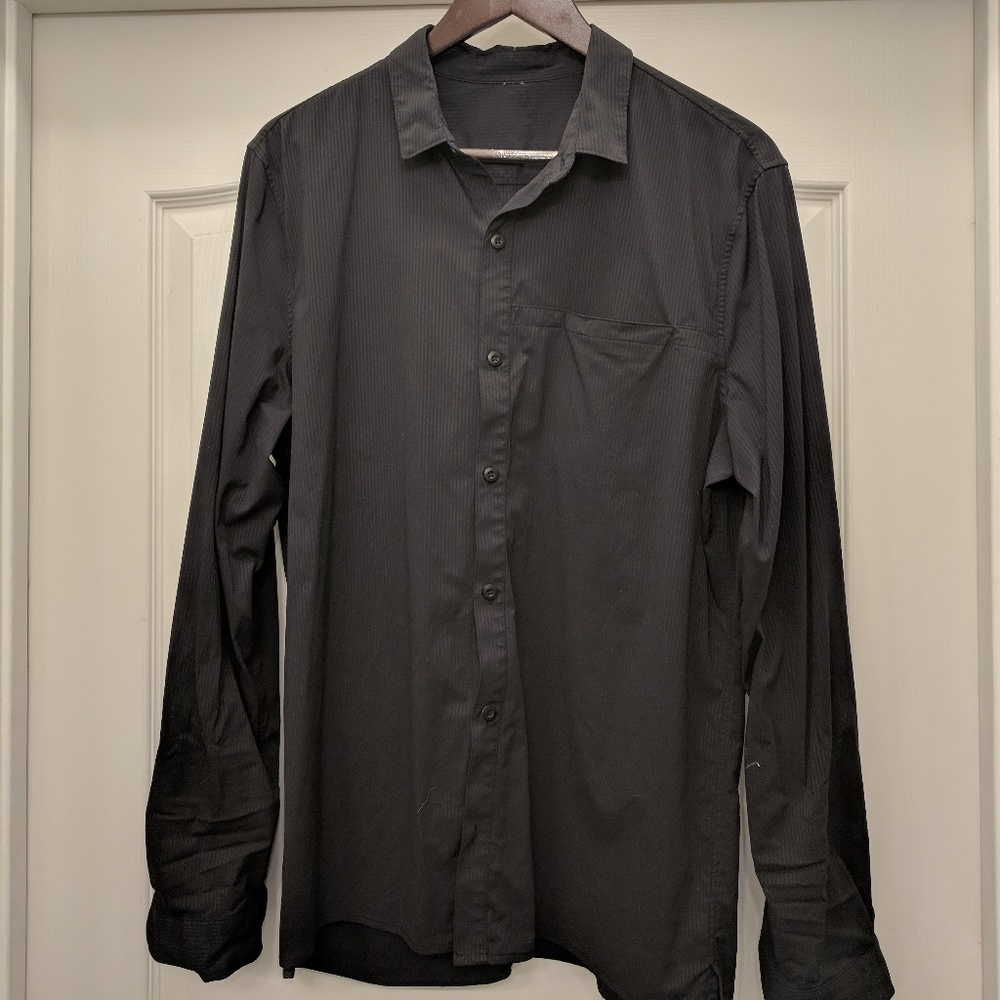 Lululemon button down.